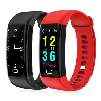 

Smart Waterproof Bracelet Heart Rate Monitor Blood Pressure Wristband Fitness Tracker Smartband Color Sport Watch ForIOS Android