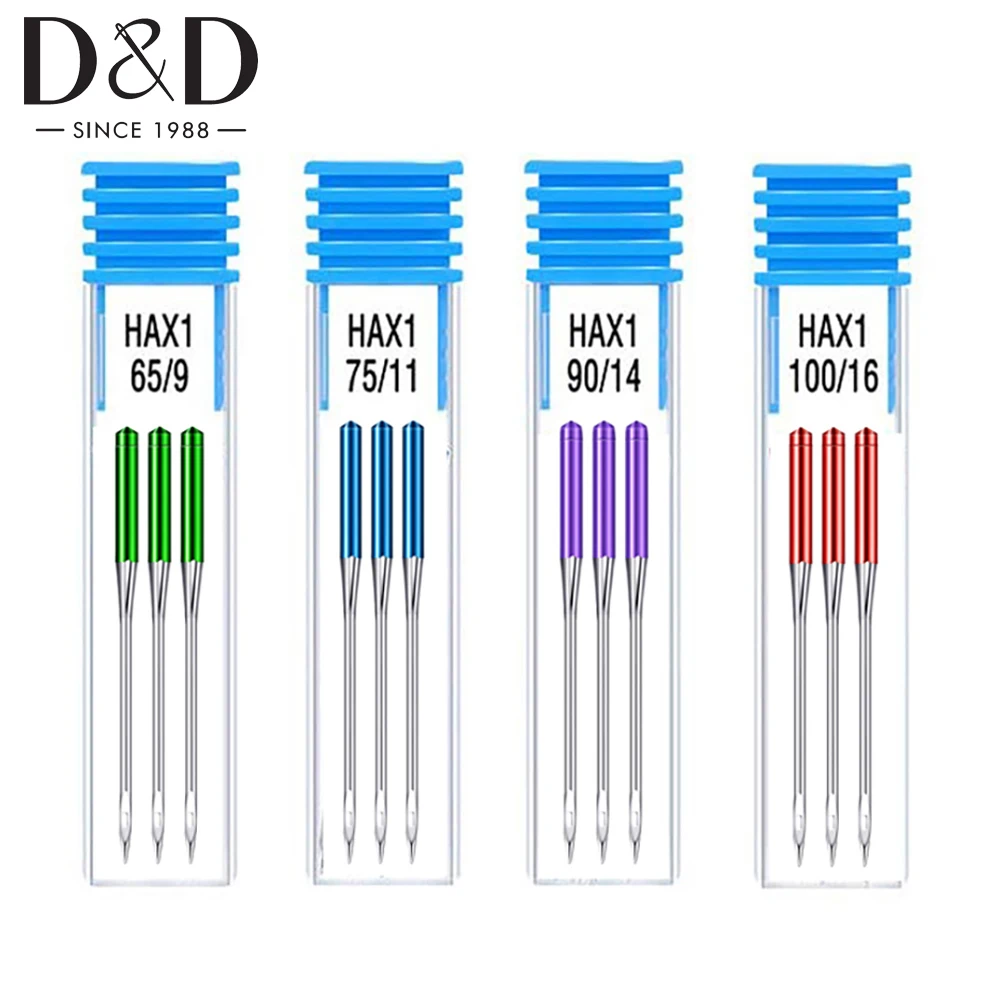 30 Nähmaschinennadeln Set - 5 Größen Für Alle Stoffe Von Seide Bis Jeans