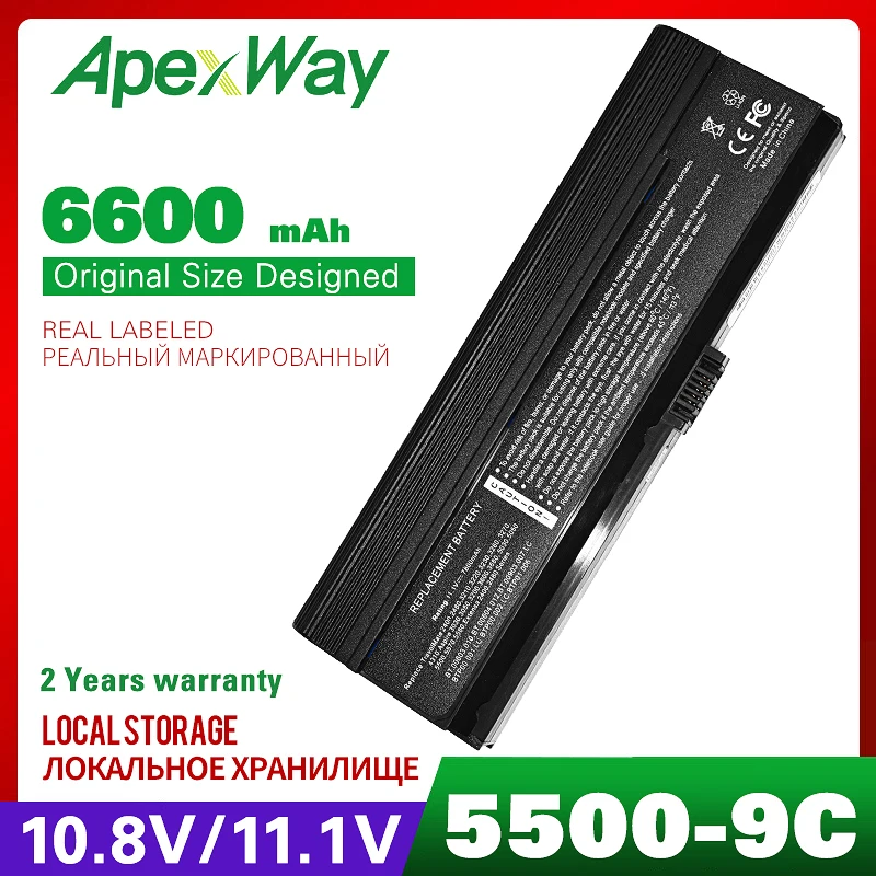 6600 мАч батарея для ноутбука Acer Aspire 3030 3054 3200 3600 3602 3603 3608 3682 3683 3684 5030 5051 5052 5053 5500 5501 5502