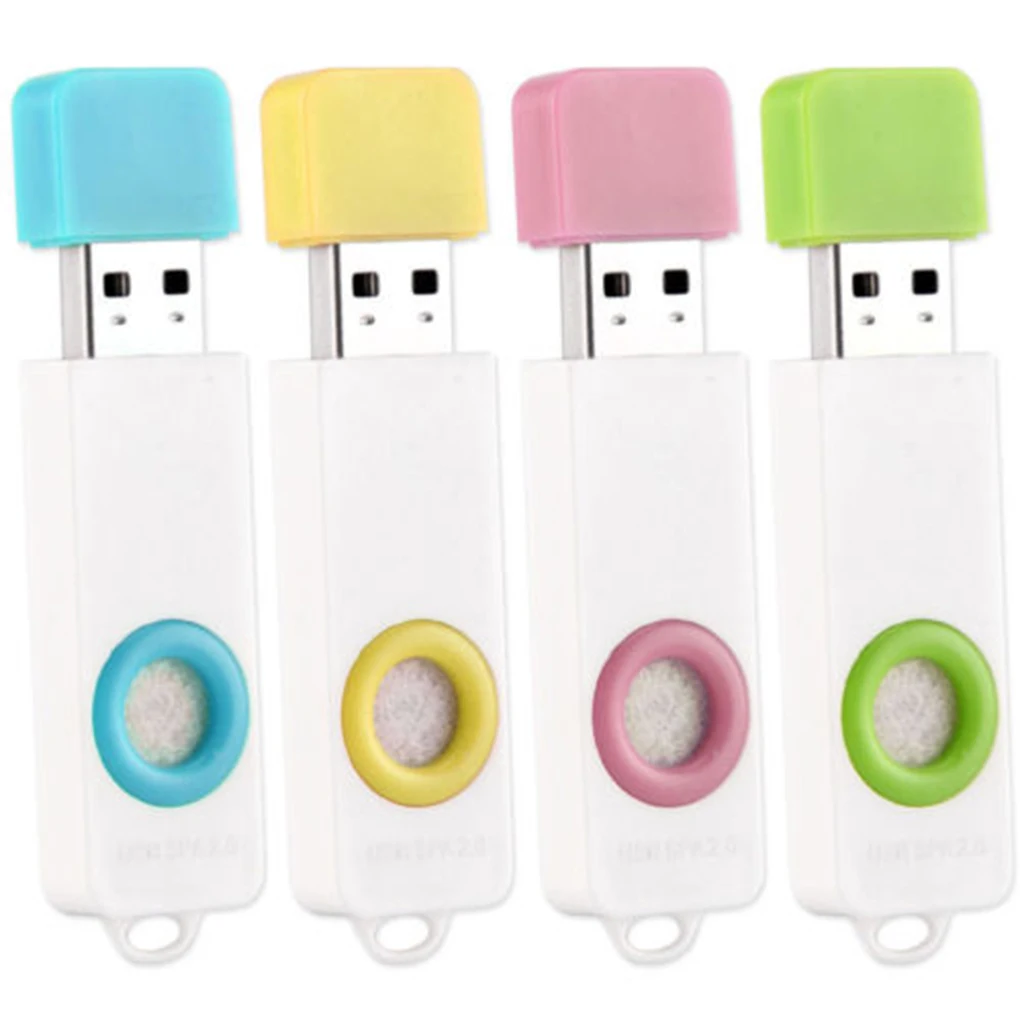 1 шт. USB автомобильный ароматерапия диффузор Арома увлажнитель эфирное масло 4 цвета Модный диффузор пипетка