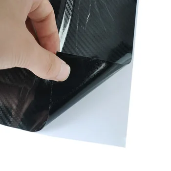 

30CMx100CM Auto Adhesive Vinyl Film Car Styling Wrap Motorcycle Car Sticker Decal 5D Ultra Black Carbon Fiber Style