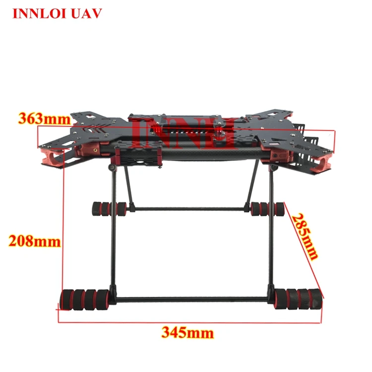 DIY FPV H4 680 alien складная рама дешевый h4 высокое качество аксессуары из углеродного