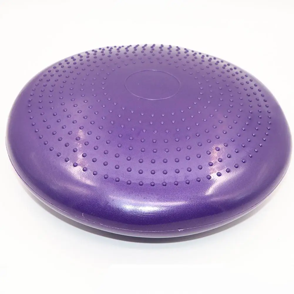 

HiMISS NEW Yoga ball Balance Trainer Thickened Explosion-proof Balance Disc Inflatable Massage Cushion PVC 33cm