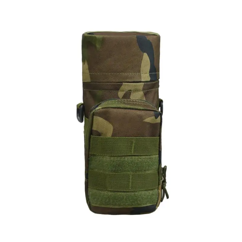 Outdoors Water Bottle Pouch Tactical Gear Kettle Waist Shoulder Bag for Army Fans Climbing Hiking Camping