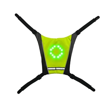 

Vest Led Riding Portable Practical Waterproof Signal Durable Backpack Pendant Steering Light