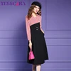 TESSCARA Women Autumn Winter Elegant Dress Shirt Festa Female Designer Office Cocktail Party Robe High Quality Vintage Vestidos ► Photo 1/6