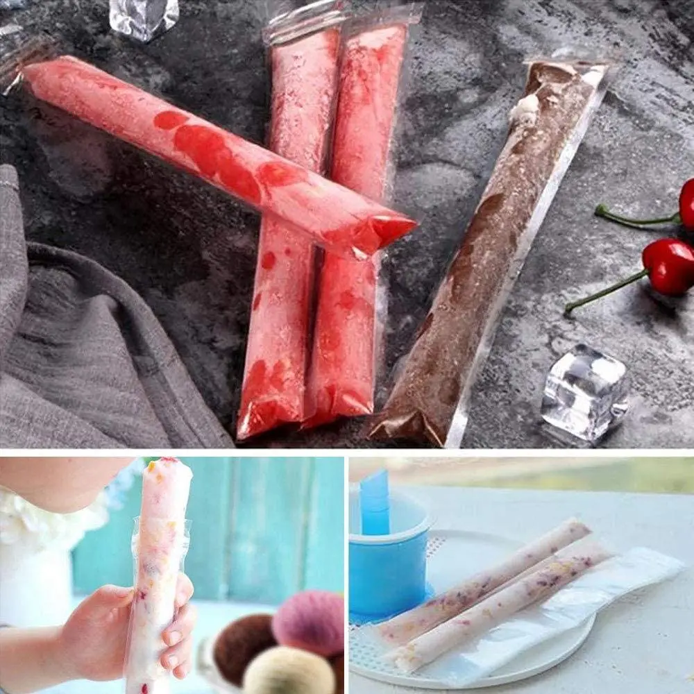 Ice Mold Ice Cream Molds Disposable Ice Popsicle Mold Bags Bpa Free Freezer Tubes
