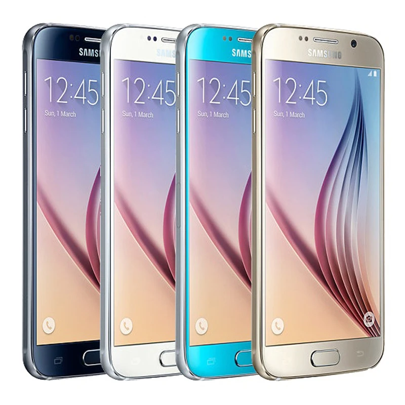 Оригинальный SAMSUNG Galaxy S6 разблокированный Egde мобильный телефон Восстановленный 5 1
