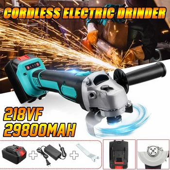 

188VF/218VF Cordless Angle Grinder Electric Power Polishing Cutting W/ 1 or 2 21800/29800mAh Li-ion Battery
