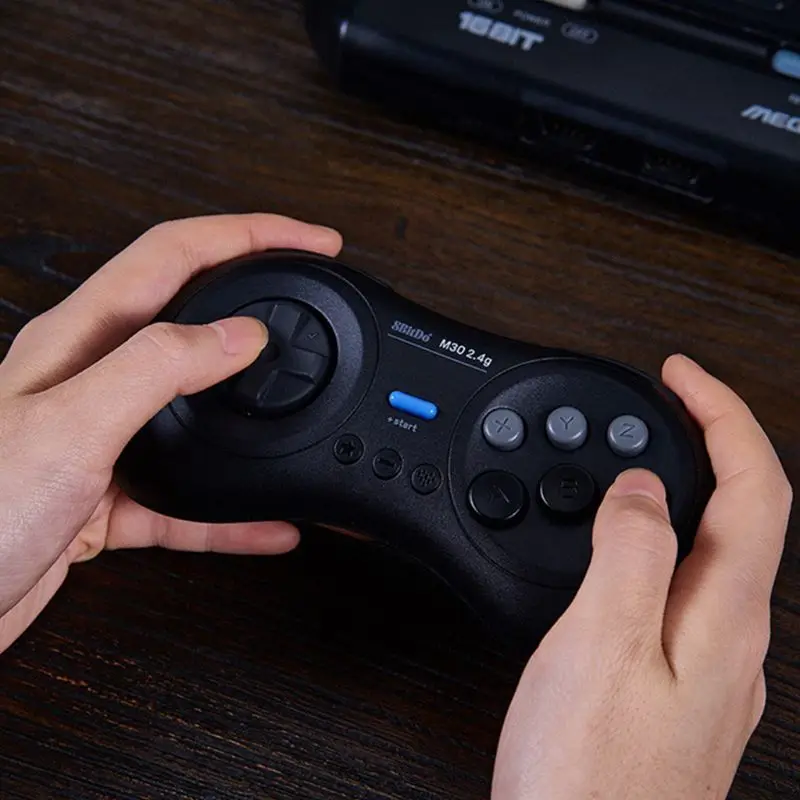 8bitdo M30 2,4G Беспроводной Bluetooth консоли геймпад для sega Genesis для sega игры sega Mega Drive устройств F3MA