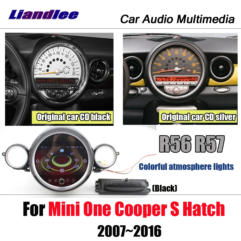 Liandlee Android для Mini One Cooper S люк R56 R57 автомобильный стерео экран видео Wifi BT Carplay карта gps-навигатор мультимедиа