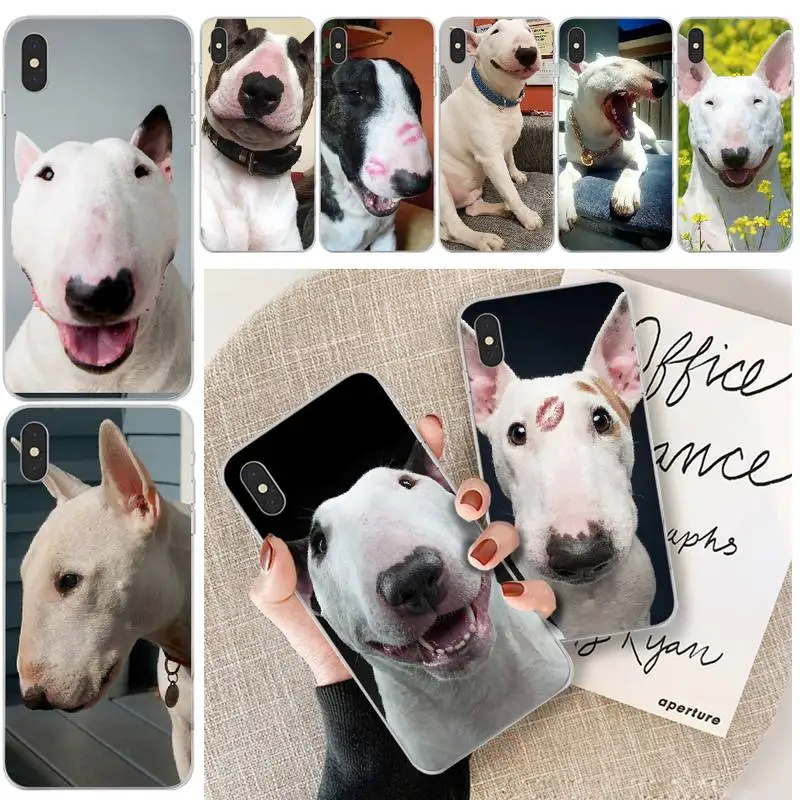 LJHYDFCNB Bull Terrier Phone Case For iphone 6 6s plus 7 8 X XS XR MAX 11 pro Pro Max Cover | Мобильные телефоны и