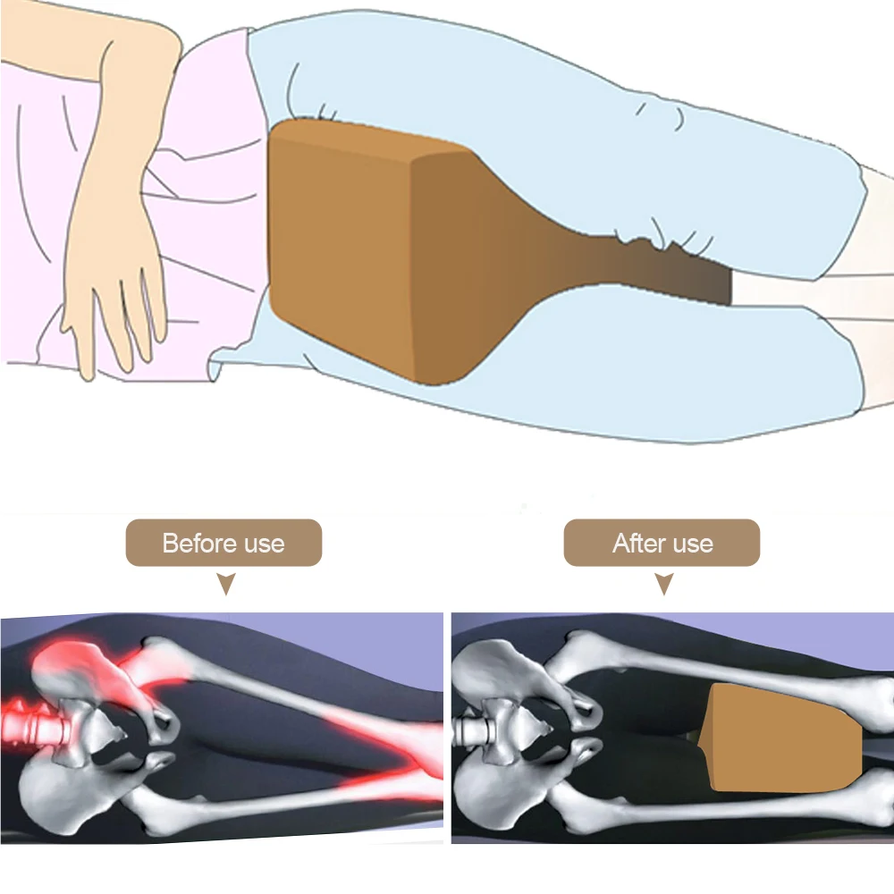 Подушка на колено из пены с эффектом памяти для сна между ног Подушка для боковых шпалов выравнивание позвоночника беременность подушки для тела поддержка спины