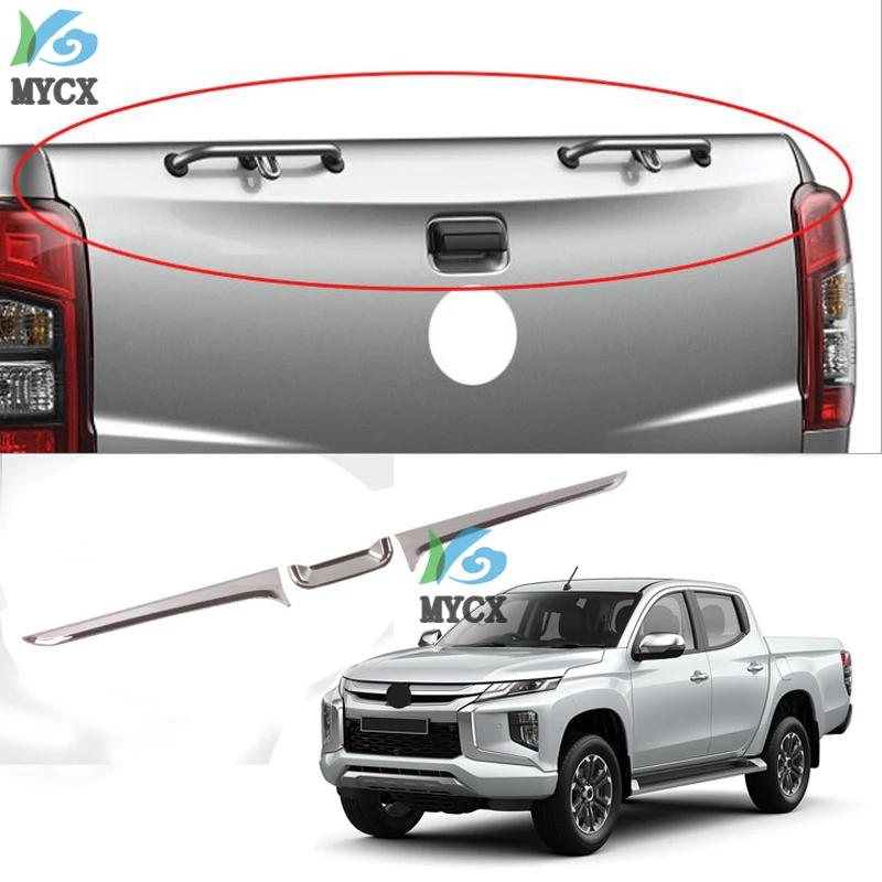 

Задняя крышка для Mitsubishi L200 Triton 2019 2020 Ram 1200 ABS Chrome Car Styling