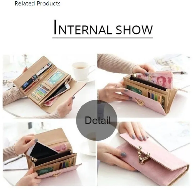 Женский Portefeuille длинный/короткий женский кошелек дизайн Ciutch кошелек женские кошельки