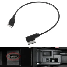 Профессиональный USB AUX кабель аудио AUX адаптер MDI MMI AMI к USB Женский Интерфейс Внутренний провод данных медиа линия для AUDI для VW