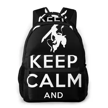 

Keep Calm And INFERNO DIVIDER Travel Backpacks 2020 BLAZBLUE Shoulder Bags