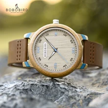 

BOBO BIRD Bamboo Wood Watches Men Top Luxury Personality Wristwatch for Him Valentine's Day Gifts Clock Simple Dropshipping OME