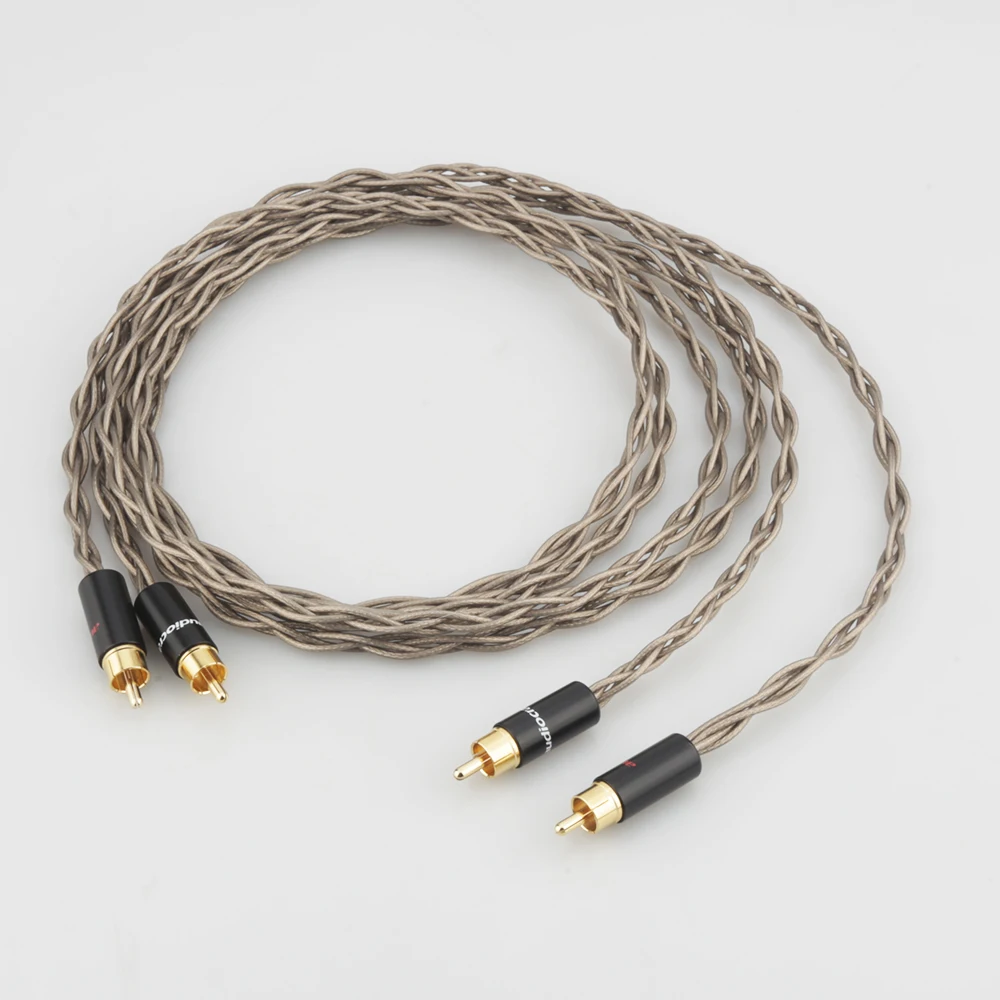 HI End Odin посеребренный сигнальный кабель RCA соединительный аудио аналоговый phono