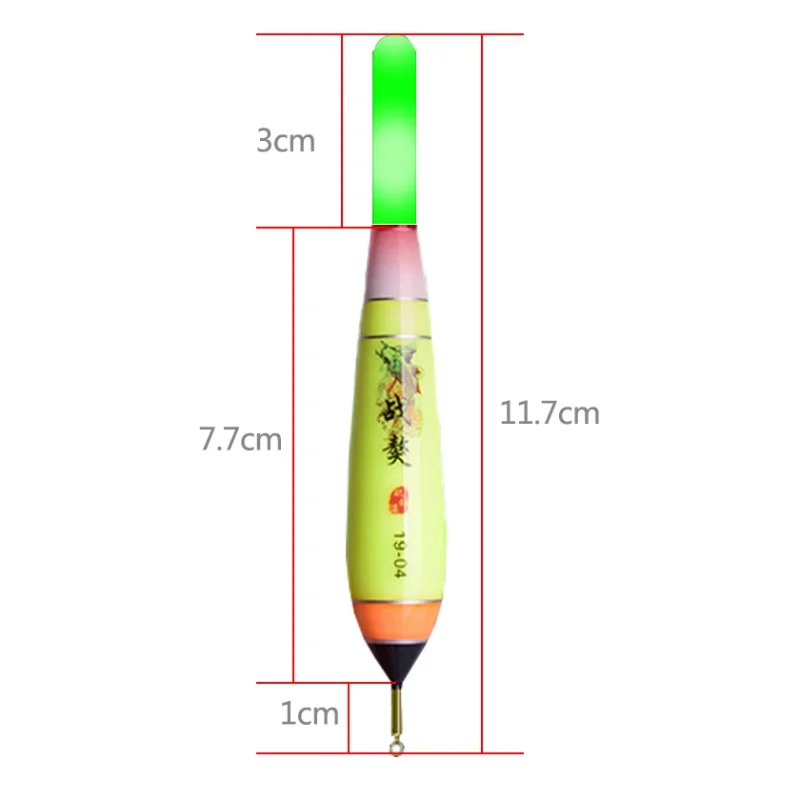 LED Electric Float Light Fishing Tackle Fishing Float Luminous Electronic Fish Buoys With Battery Nighting Fishing Accessories