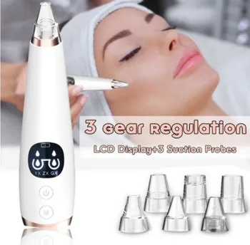 

Blackhead Remove Skin Care Acne Pore Bead Vacuum Suction Removal Tool Facial Diamond Dermabrasion Machine Face Clean