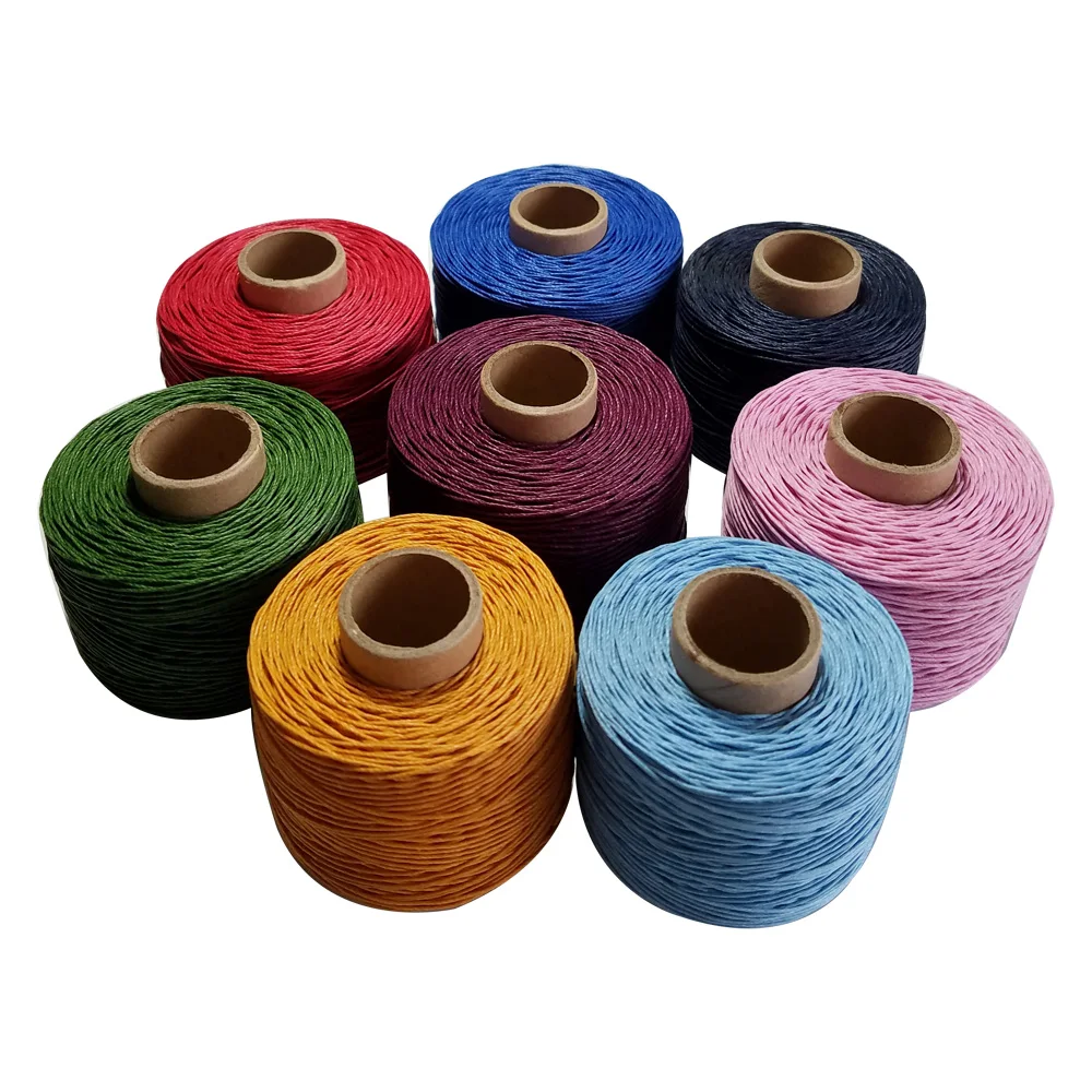 Waterproof 100 Linen Waxed Thread 100m/roll Colourful Twine Cords