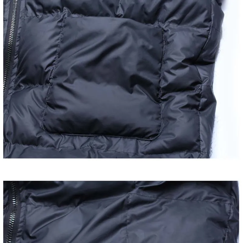 Women's jacket winter warm hooded down women's cotton coat new fashion quality medium long Loose women's cotton coat LXL32