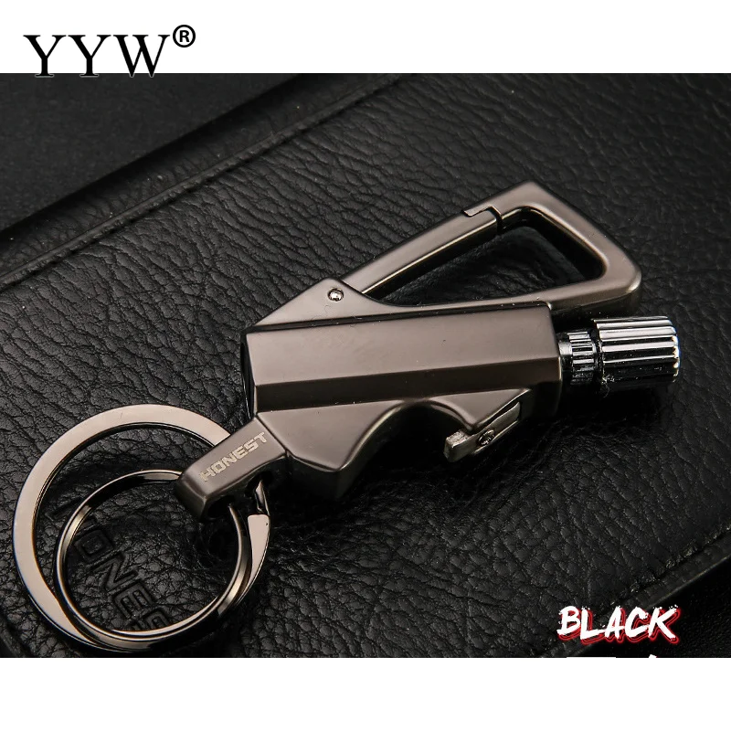 black Instant Emergency Encendedor Fire Starter Magnesium Flint Striker Isqueiro Camping Lighter Kitchen Cigarette Lighters Matches - Цвет: black