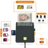 USB ATMCACSIM DNI IC Sim Smart Card reader2.0 SD TF For Bank Card IC/ID EMV MMC USB-CCID ISO 7816 for Windows