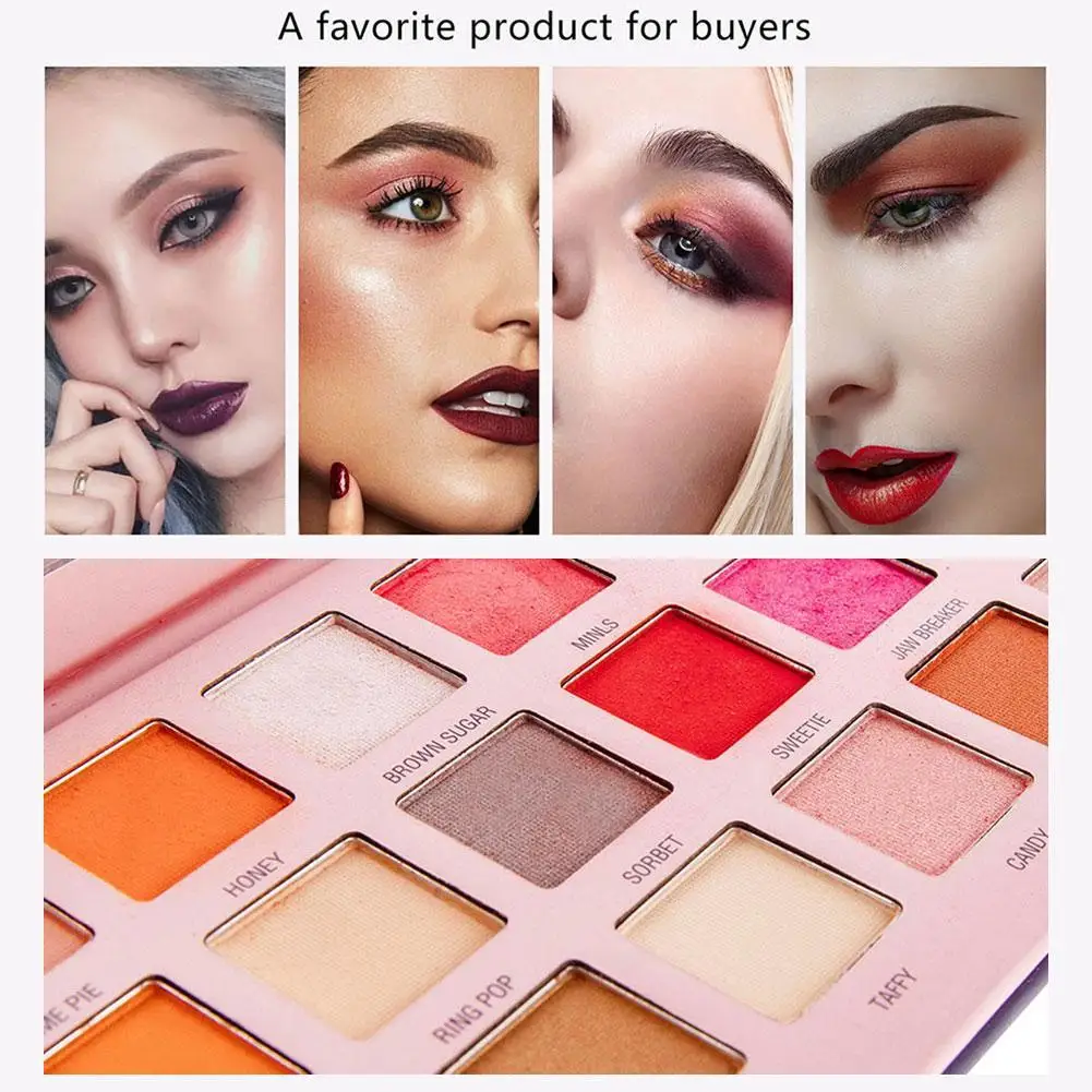 Палитра теней для век Shimmer Matte Pigment Earth color Eye Shadow Kit Nude Makeup, гладкие блестящие тени для век