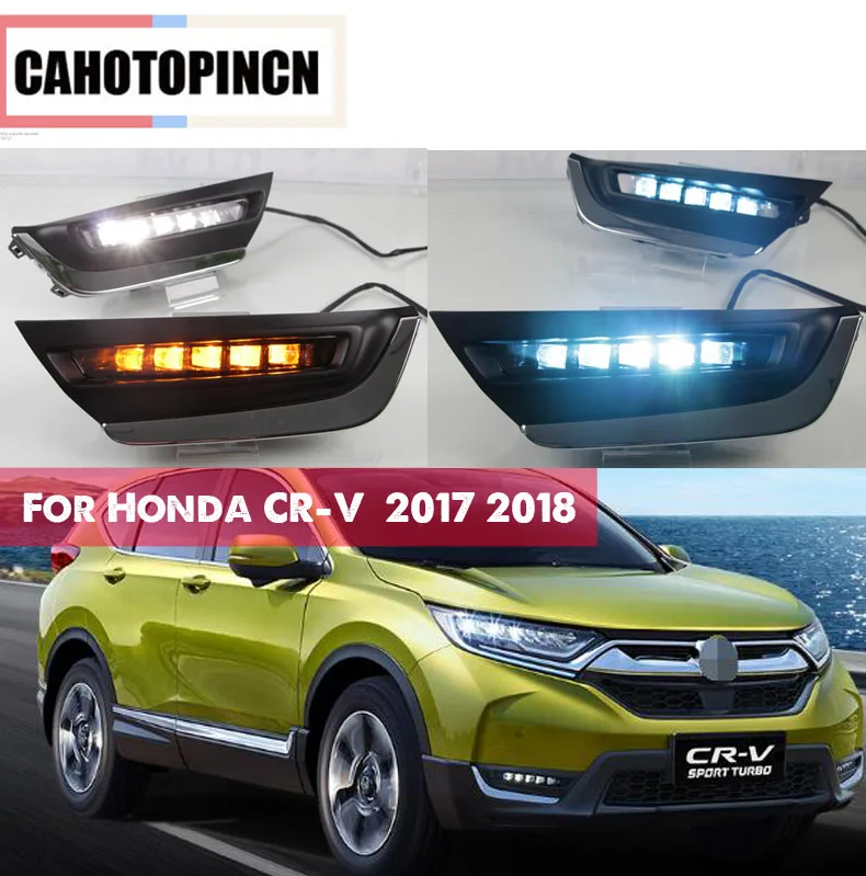 Высокий матч для Хонда сrv CR V 2017 2018 светодиодный DRL Вождения освещают светильник
