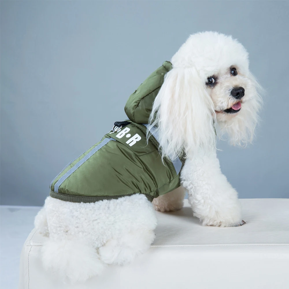 

1pcs Warm Winter Dog Clothes Reflective Puppy Clothing Vest Comfortable Fleece Pet Jacket Dogs Coat For Small Medium Large Dogs