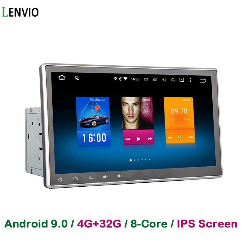 Автомобильный DVD плеер Lenvio IPS универсальный 8 ядер 4 Гб ОЗУ 32 ПЗУ Android 9 0 для