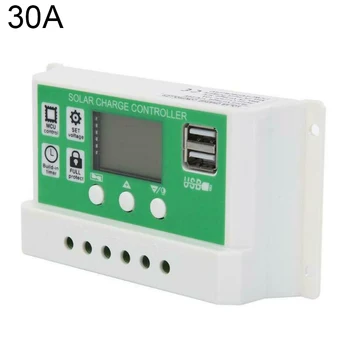 

1pc Panel Regulator Solar Charge Controller Double MOS Large Screen LCD Display