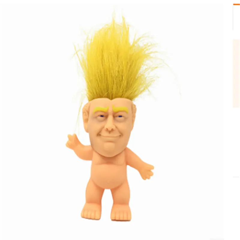 Новейшая кукла Дональд Трамп Тролль Kickstarter от Чака Вильямса президент маленькие люди Трамп Тролль кукла 2 стиля