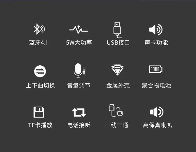 Беспроводной bluetooth-динамик маленький стальной спикер Портативная карта мини открытый сабвуфер маленький стальной спикер