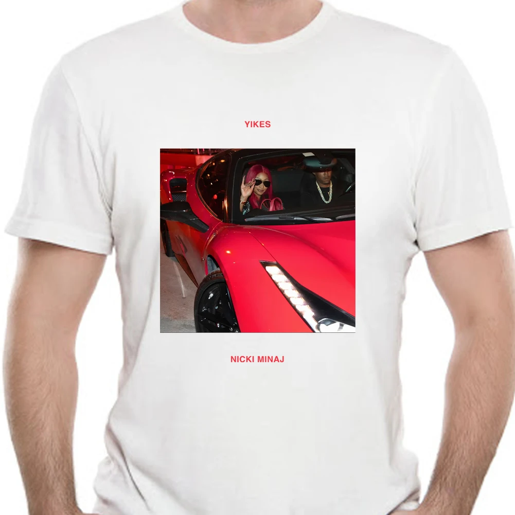 

Nicki Minaj YIKES new retro popular T-Shirt S-2XL 0110X