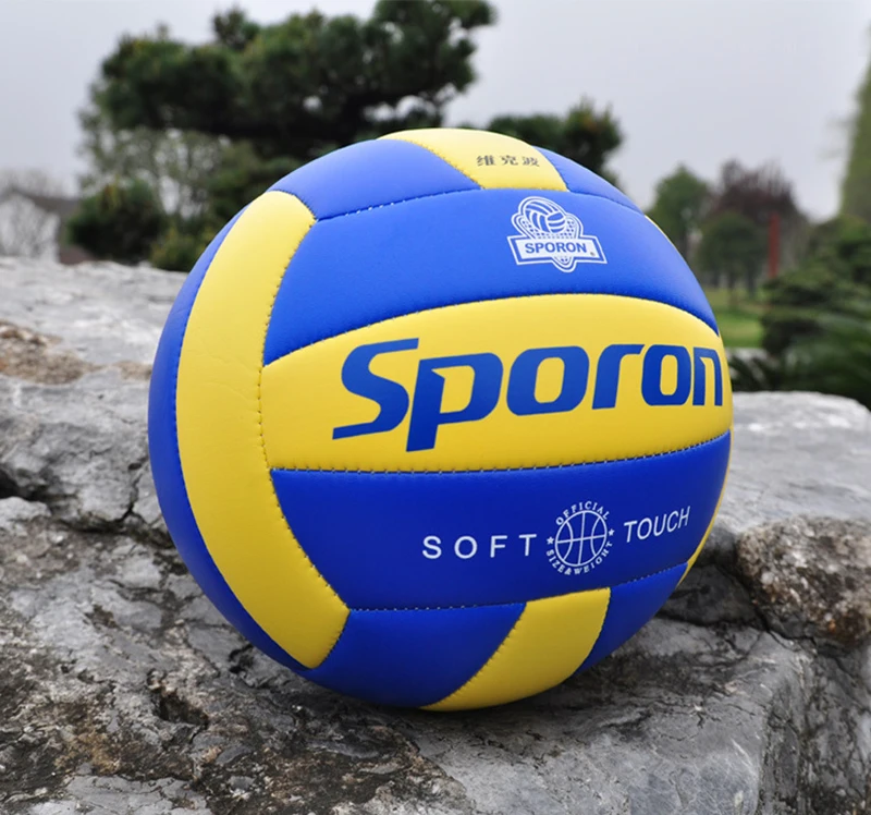 1 Piece PVC Soft Volleyball Professional Training Competition Ball Size 5 Beach Team Games Handball Indoor Outdoor