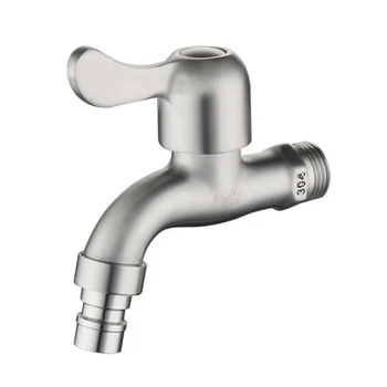 

washing machine faucet tap single cold stainless steel 2types small faucet outdoor faucet