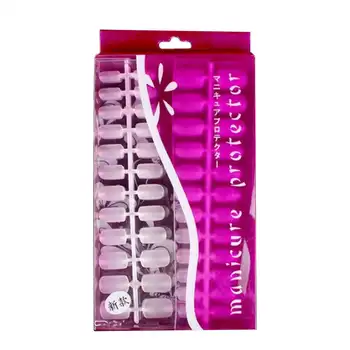

288 Pcs Ultra-thin False Fake Nails Film To Dissolve And Remove Phototherapy Full-Fake Nail Patch Transparent