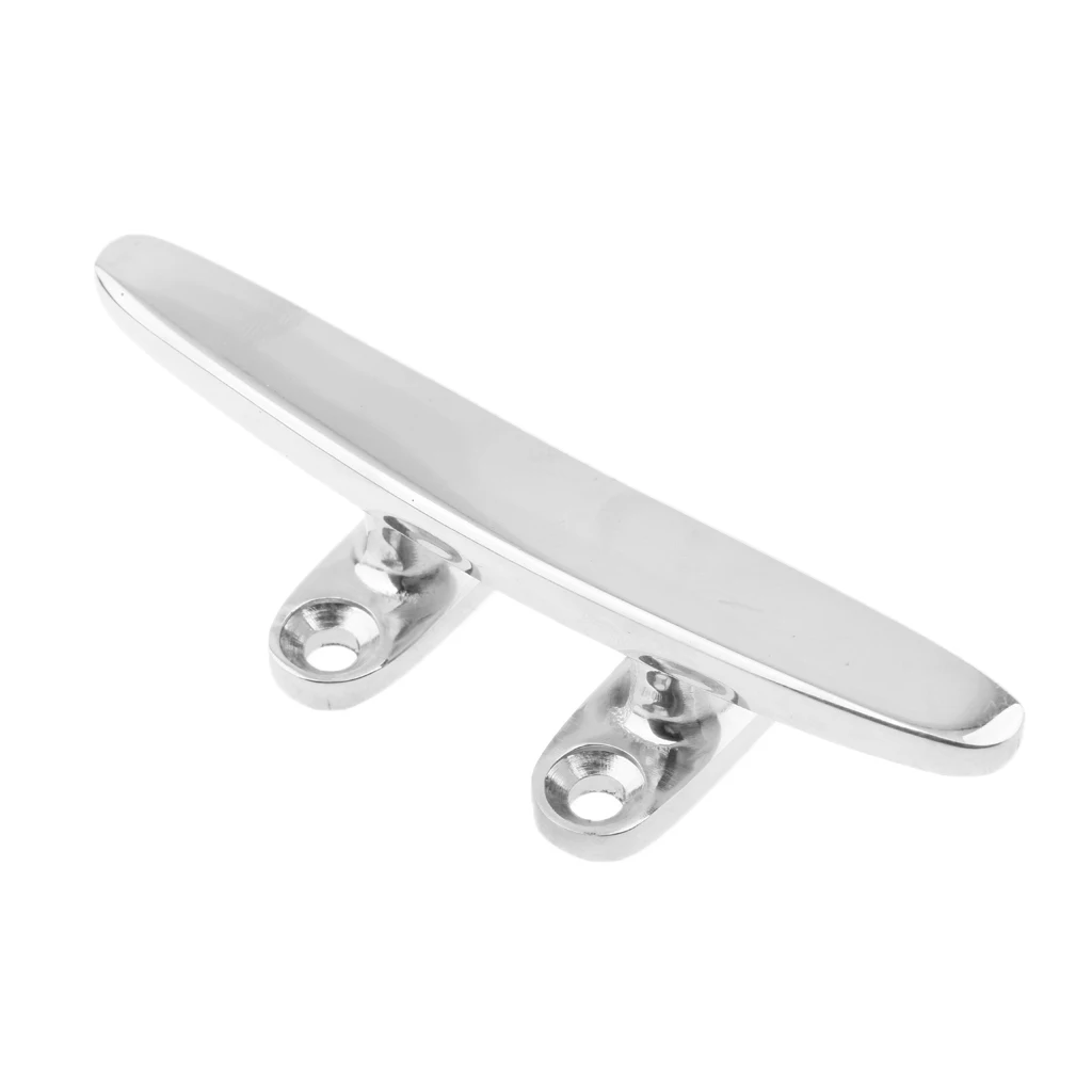 Stainless Steel 316 Boat Dock Deck Marine Yacht Line Rope Cleat 4 Inch