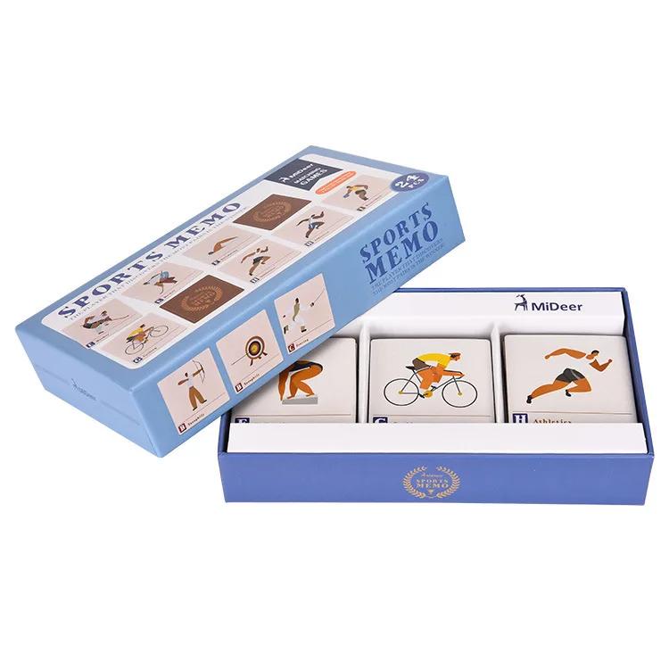 

MiDeer 24pcs Memory Chess Children's Card Sports Paired Cognitive Educational Toys