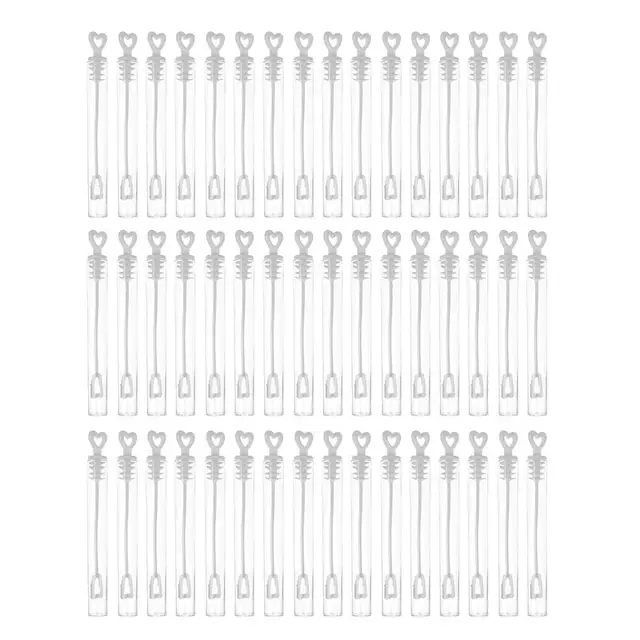 48pcs/set Empty Bubble Soap Bottles Wedding Birthday Festival Party Decoration Bubble Maker Kids Outdoor Bubble Toys 1