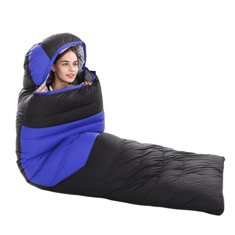 

Down sleeping bag 2300g sleeping bag outdoor adult down warm sleeping bag envelope travel camping sleeping bag