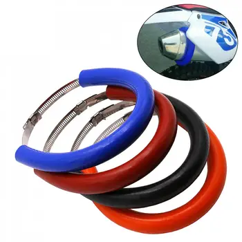 

Motorcycle Exhaust Ring Universal Exhaust Protector Silencer Bracket Protector Guard