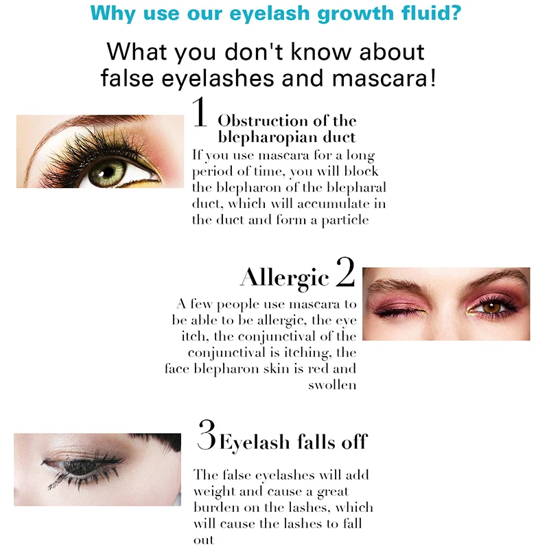 1Pc Chinese Medicine Ingredient Mild Eyelash Growth Pure Maintenance Eyelashes Enhancer Liquid Lengthening Lash Tool TSLM2