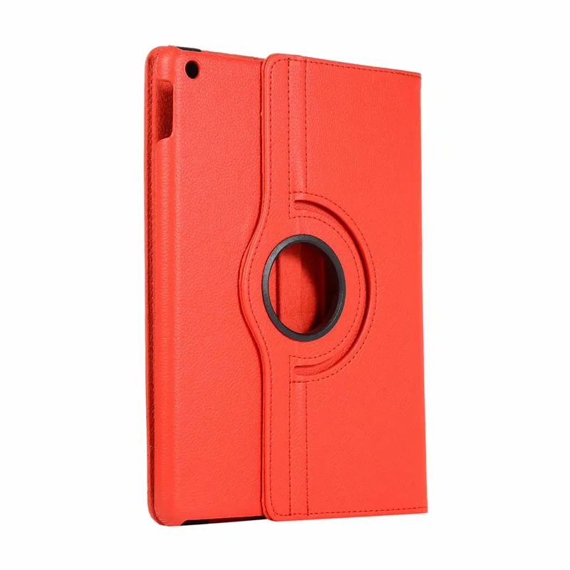 360 Вращающийся Кожаный чехол-подставка для нового iPad 10,2 iPad 7-го поколения 10," планшетный ПК - Цвет: red