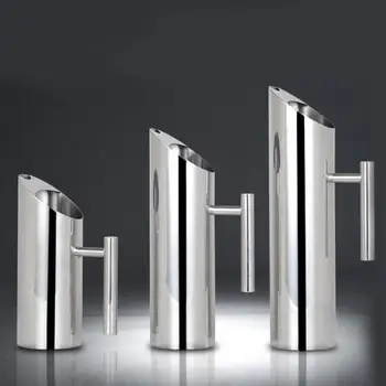 

1L/1.5L/2L Kettle Stainless Steel Cold Water Pot Straight Ice-resistant Jug Home Drinking Tools Juice Container