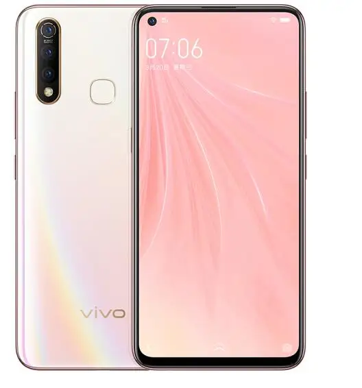 vivo Z5x мобильный телефон 6,5" экран 6G 64G Восьмиядерный Snapdragon710 Android 9 5000 мАч большая батарея смартфон - Цвет: Pink