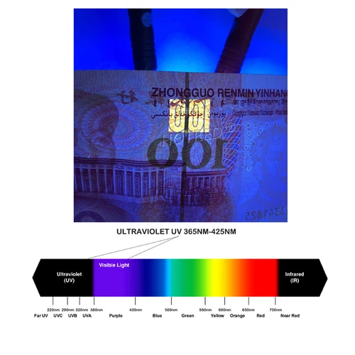 고출력 UV LED 다이오드 칩, 울트라 바이올렛 COB 전구 램프, 3W, 5W, 10W, 20W, 30W, 50W, 100W, 365nm, 370nm, 395nm, 400nm 5